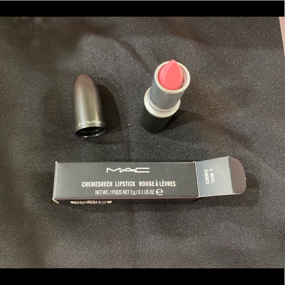 Mac lipstick.  Original, A Novel romance.